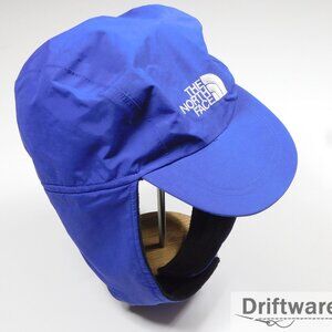 The NORTH FACE Large Blue Gore Tex Trapper Ear Flaps Winter Hat Vintage